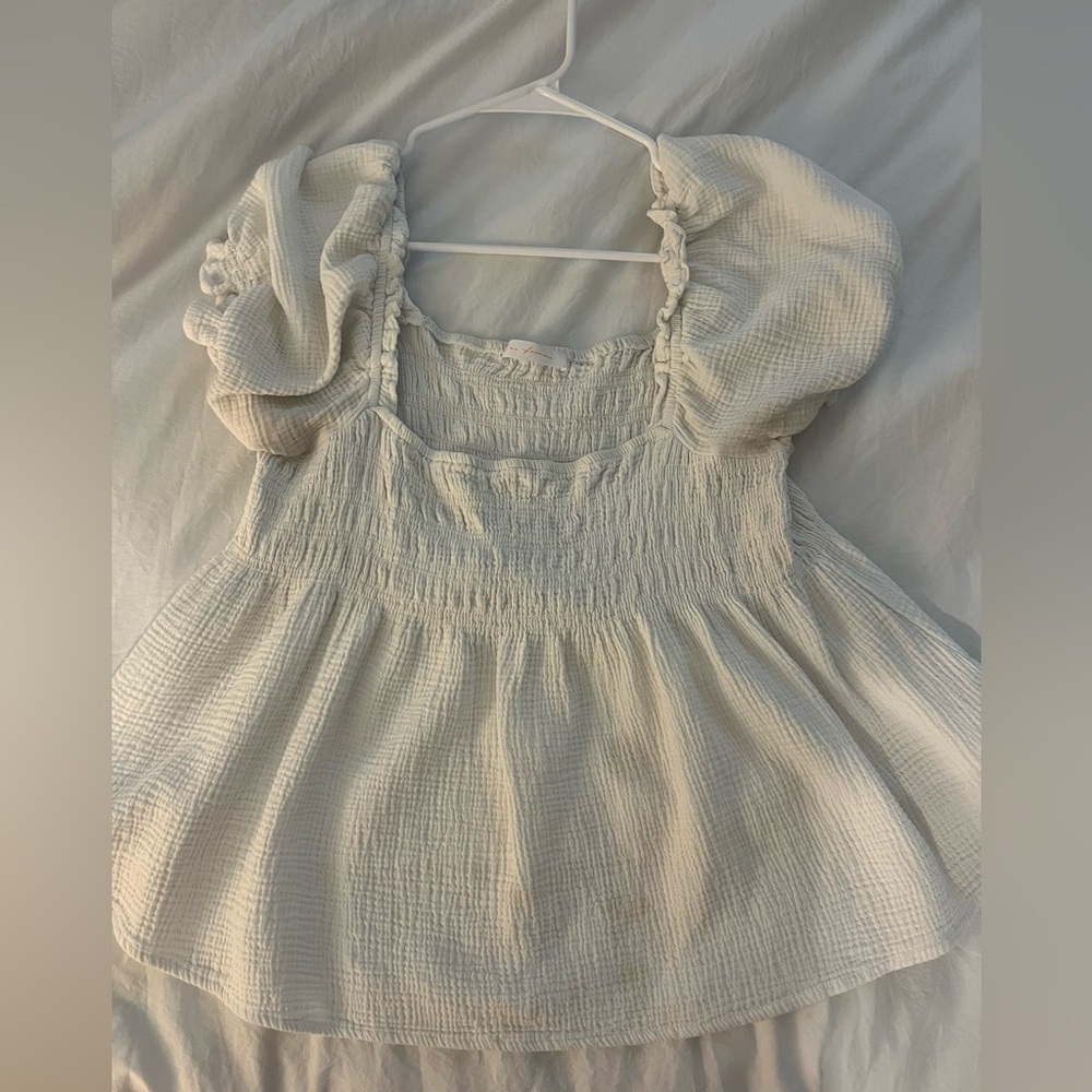 Ces Femme white babydoll top